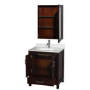 Sheffield 30 Inch Single Bathroom Vanity in Espresso - 31