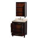 Sheffield 30 Inch Single Bathroom Vanity in Espresso - 10