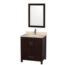 Sheffield 30 Inch Single Bathroom Vanity in Espresso - 14