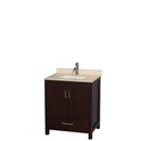 Sheffield 30 Inch Single Bathroom Vanity in Espresso - 12