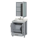 Sheffield 30 Inch Single Bathroom Vanity in Gray - 24
