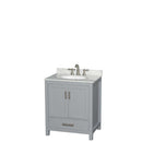 Sheffield 30 Inch Single Bathroom Vanity in Gray - 19