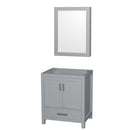 Sheffield 30 Inch Single Bathroom Vanity in Gray - 3