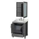Sheffield 30 Inch Single Bathroom Vanity in Dark Gray - 42