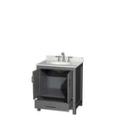 Sheffield 30 Inch Single Bathroom Vanity in Dark Gray - 35