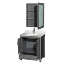 Sheffield 30 Inch Single Bathroom Vanity in Dark Gray - 55