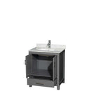 Sheffield 30 Inch Single Bathroom Vanity in Dark Gray - 48