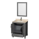 Sheffield 30 Inch Single Bathroom Vanity in Dark Gray - 25