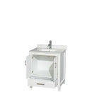 Sheffield 30 Inch Single Bathroom Vanity in White - 27