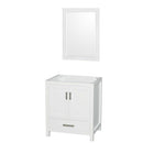 Sheffield 30 Inch Single Bathroom Vanity in White - 2