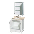Sheffield 30 Inch Single Bathroom Vanity in White - 10