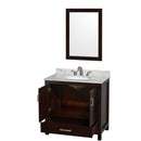 Sheffield 36 Inch Single Bathroom Vanity in Espresso - 30