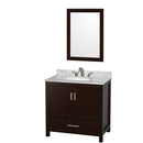 Sheffield 36 Inch Single Bathroom Vanity in Espresso - 29
