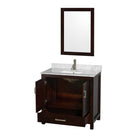 Sheffield 36 Inch Single Bathroom Vanity in Espresso - 41