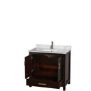 Sheffield 36 Inch Single Bathroom Vanity in Espresso - 38