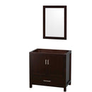 Sheffield 36 Inch Single Bathroom Vanity in Espresso - 2