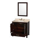 Sheffield 36 Inch Single Bathroom Vanity in Espresso - 8