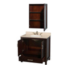 Sheffield 36 Inch Single Bathroom Vanity in Espresso - 12