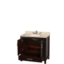 Sheffield 36 Inch Single Bathroom Vanity in Espresso - 5