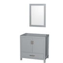 Sheffield 36 Inch Single Bathroom Vanity in Gray - 2