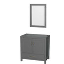 Sheffield 36 Inch Single Bathroom Vanity in Dark Gray - 2