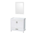 Sheffield 36 Inch Single Bathroom Vanity in White - 2