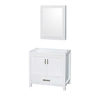 Sheffield 36 Inch Single Bathroom Vanity in White - 3