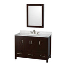 Sheffield 48 Inch Single Bathroom Vanity in Espresso - 33