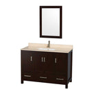 Sheffield 48 Inch Single Bathroom Vanity in Espresso - 18