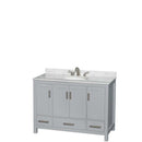 Sheffield 48 Inch Single Bathroom Vanity in Gray - 30