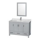 Sheffield 48 Inch Single Bathroom Vanity in Gray - 40
