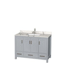 Sheffield 48 Inch Single Bathroom Vanity in Gray - 5