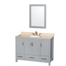 Sheffield 48 Inch Single Bathroom Vanity in Gray - 16