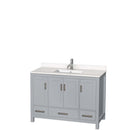 Sheffield 48 Inch Single Bathroom Vanity in Gray - 46