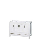 Sheffield 48 Inch Single Bathroom Vanity in White - 56