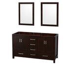 Sheffield 60 Inch Double Bathroom Vanity in Espresso - 2