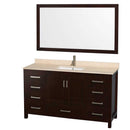 Sheffield 60 Inch Single Bathroom Vanity in Espresso - 7
