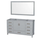 Sheffield 60 Inch Single Bathroom Vanity in Gray - 2