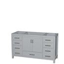 Sheffield 60 Inch Single Bathroom Vanity in Gray