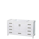 Sheffield 60 Inch Single Bathroom Vanity in White - 47
