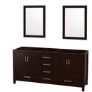 Sheffield 72 Inch Double Bathroom Vanity in Espresso - 2