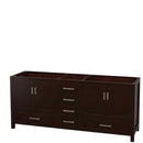 Sheffield 80 Inch Double Bathroom Vanity in Espresso - 64