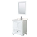 Deborah 30 Inch Single Bathroom Vanity in White - 10