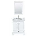 Deborah 30 Inch Single Bathroom Vanity in White - 27