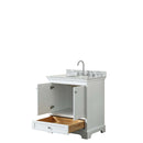 Deborah 30 Inch Single Bathroom Vanity in White - 19