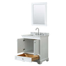 Deborah 30 Inch Single Bathroom Vanity in White - 34