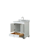 Deborah 30 Inch Single Bathroom Vanity in White - 31
