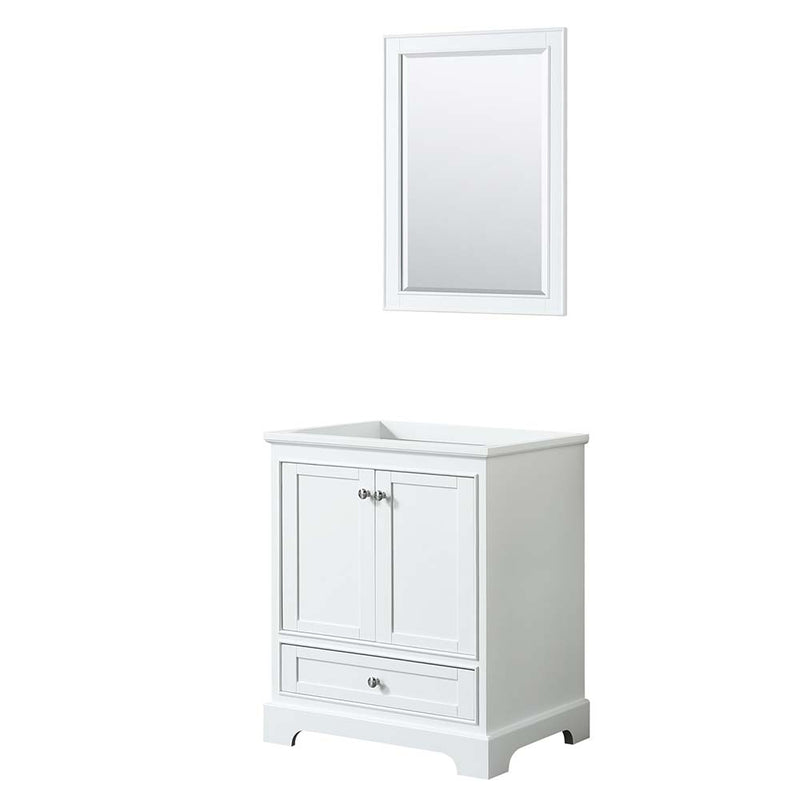 Deborah 30 Inch Single Bathroom Vanity in White - 2