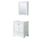 Deborah 30 Inch Single Bathroom Vanity in White - 4