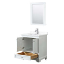 Deborah 30 Inch Single Bathroom Vanity in White - 46